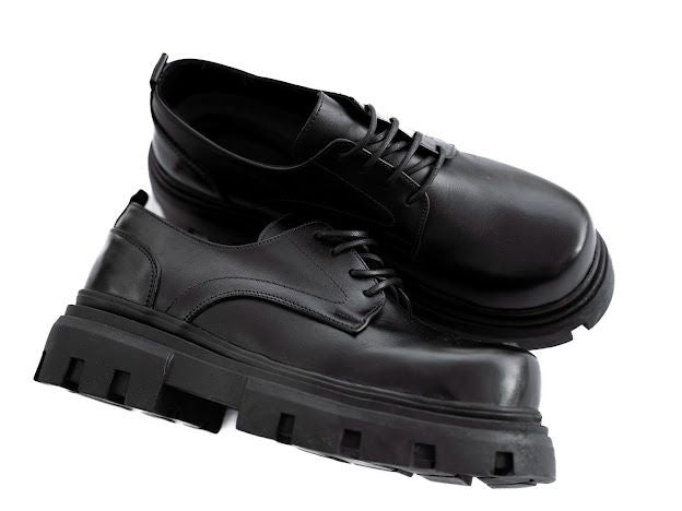 Chunky shoes جلد طبيعي 100%
